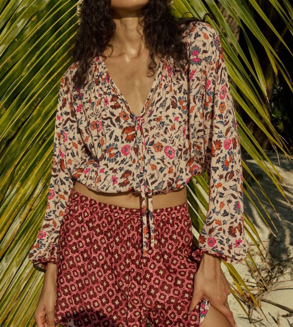 NEW NATALIE MARTIN amelia top in wildflower spice